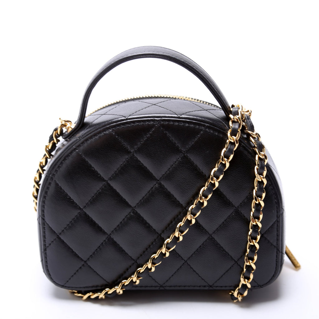 Chanel Chic Riviera Small Top Handle Vanity Lambskin RFID Black