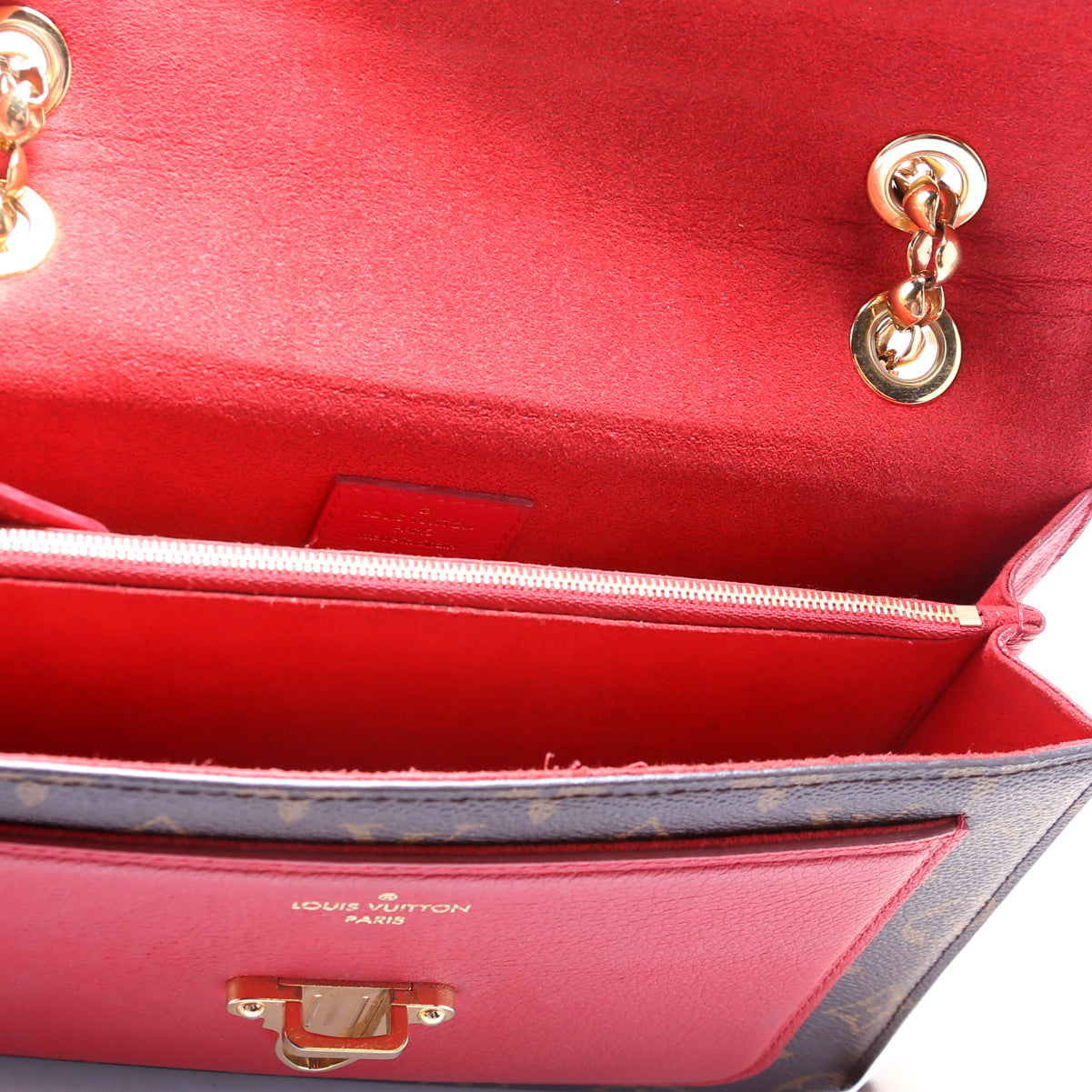 Louis Vuitton Victoire Monogram Red