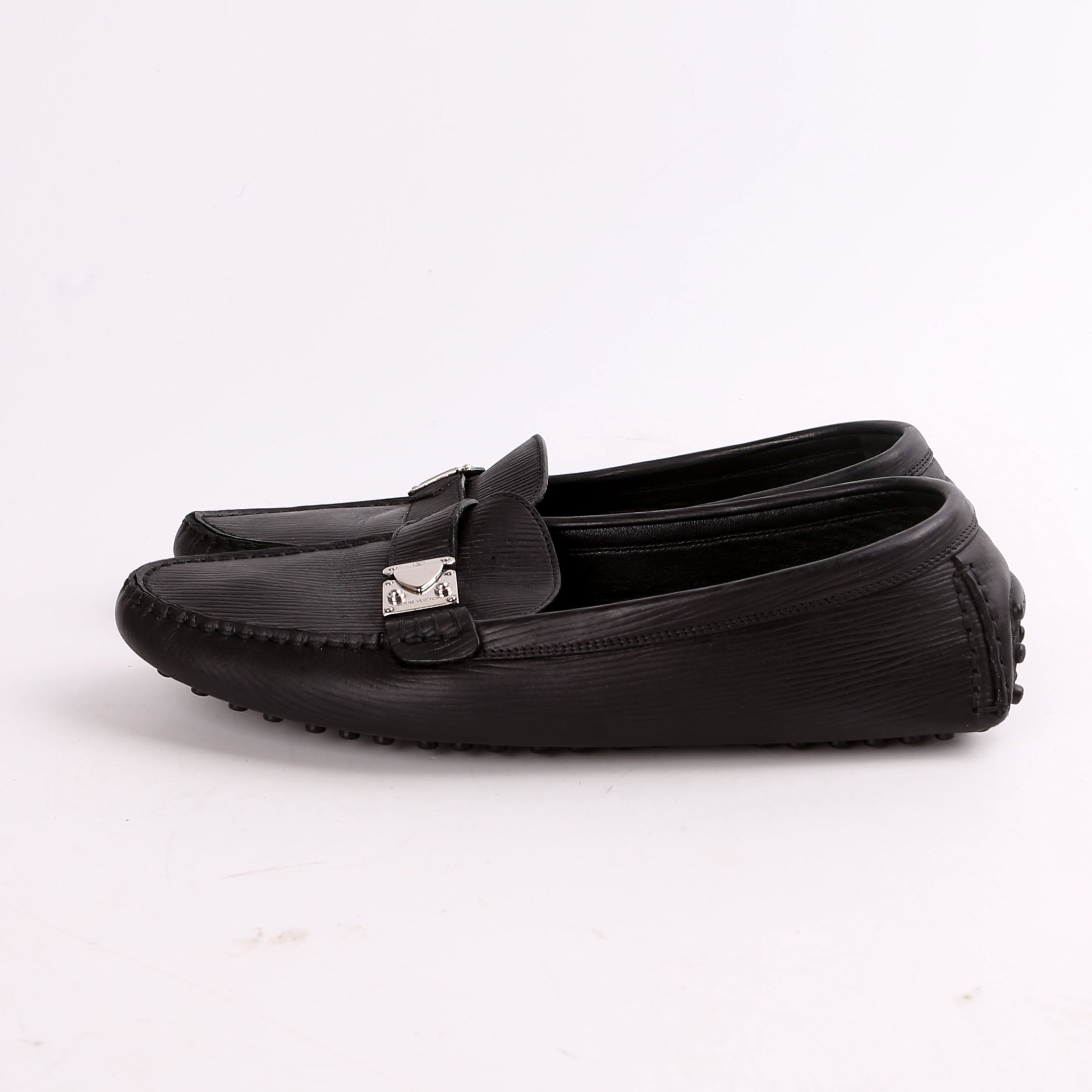 Louis Vuitton Leather Driver Loafers Size 37.5