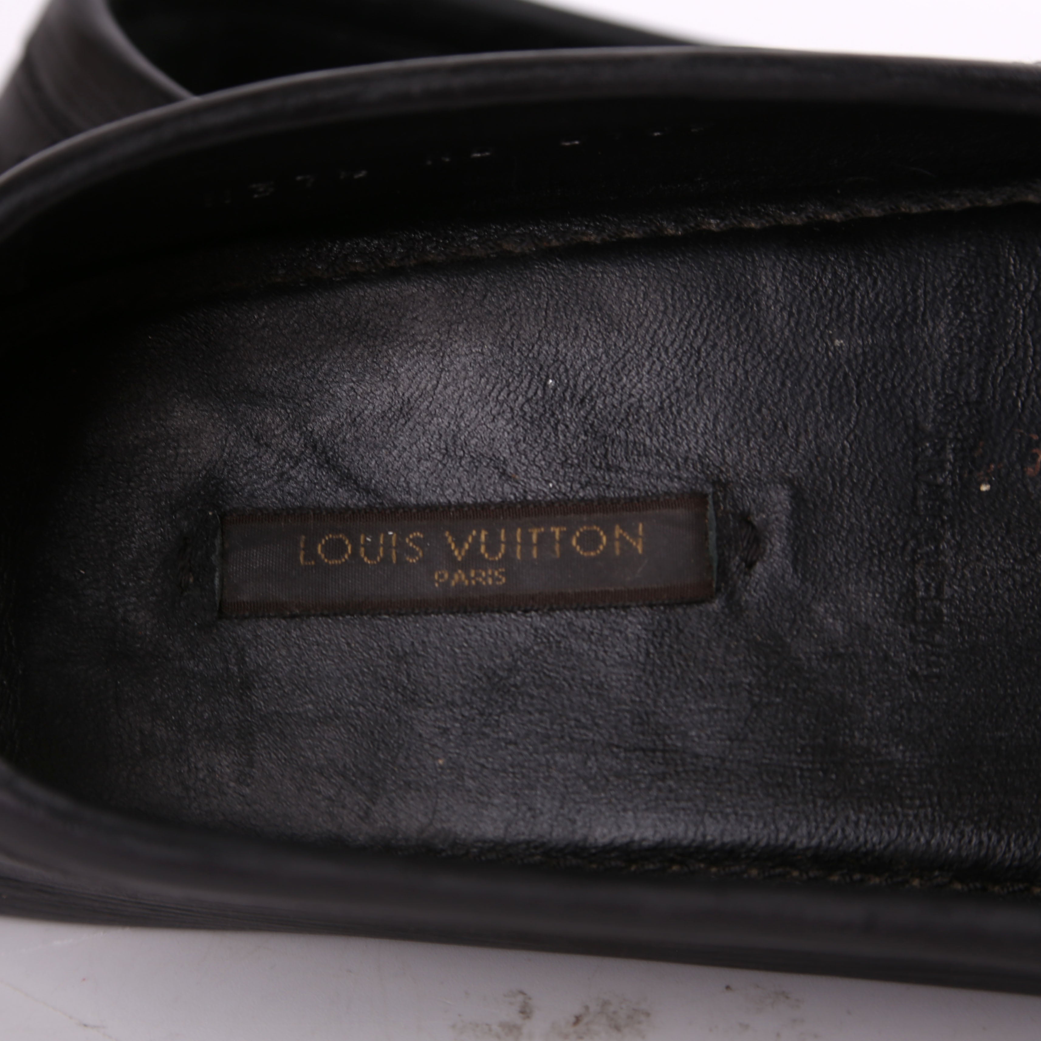 Louis Vuitton Leather Driver Loafers Size 37.5