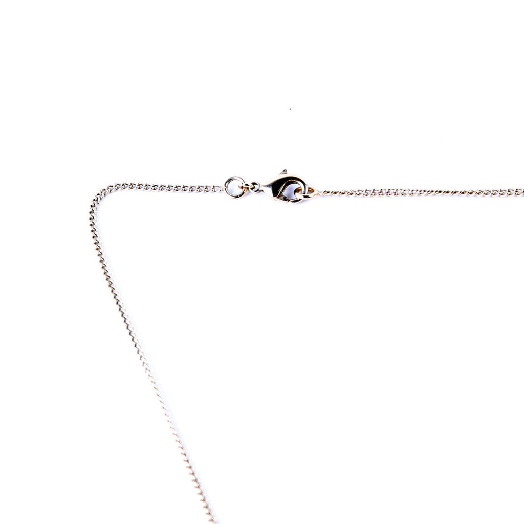 Chanel CC Enamel Faux Pearl Drop Necklace Gold/Pearl