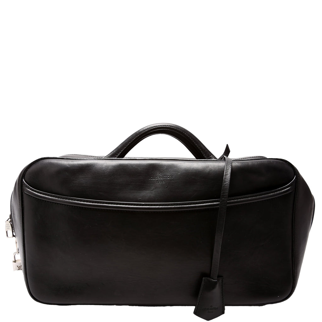 Louis Vuitton Frontier Leather Suitcase Black