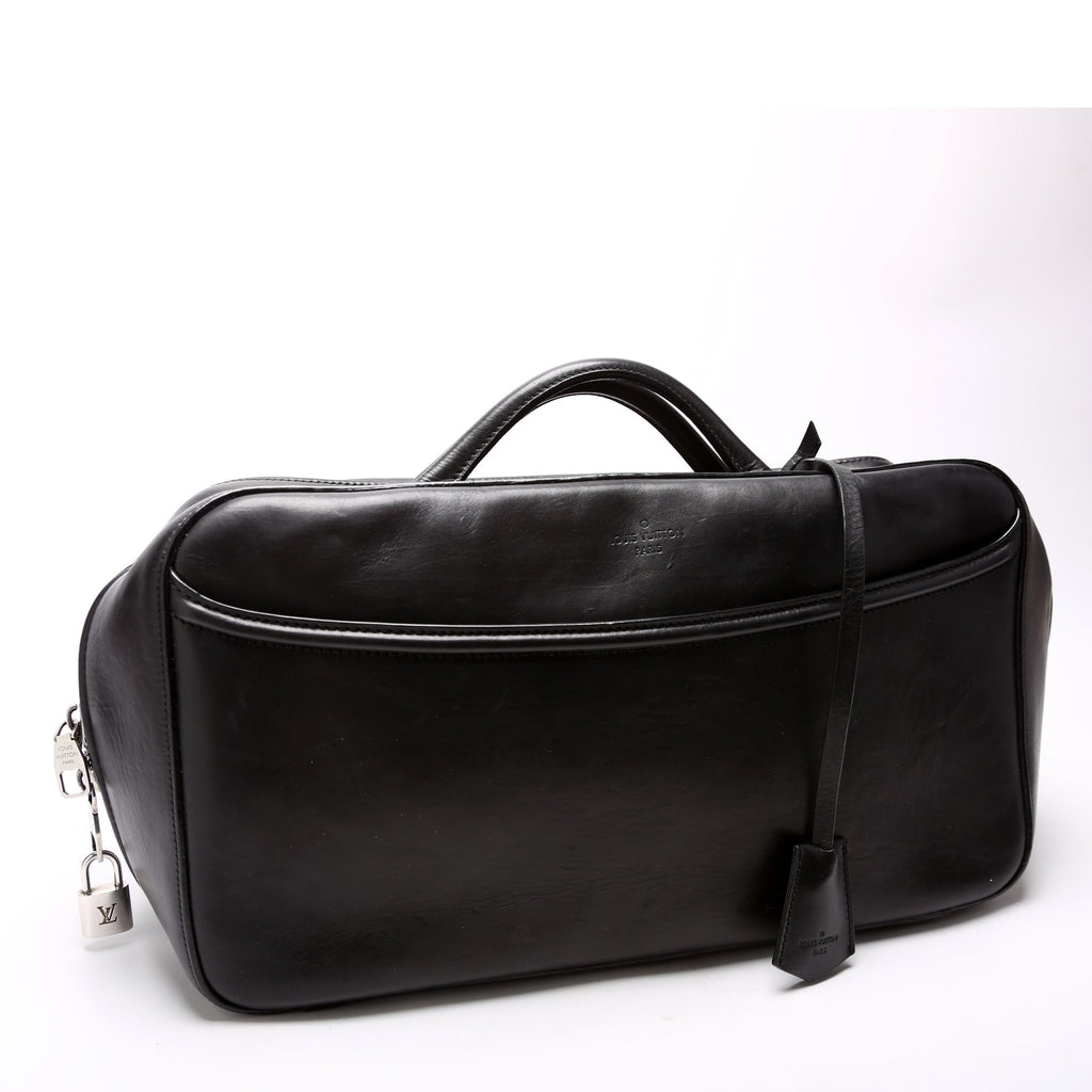 Louis Vuitton Frontier Leather Suitcase Black