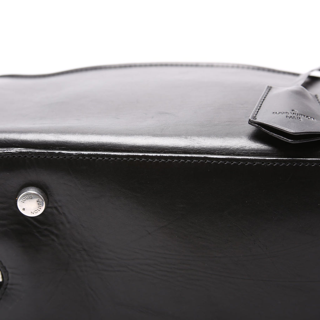 Louis Vuitton Frontier Leather Suitcase Black