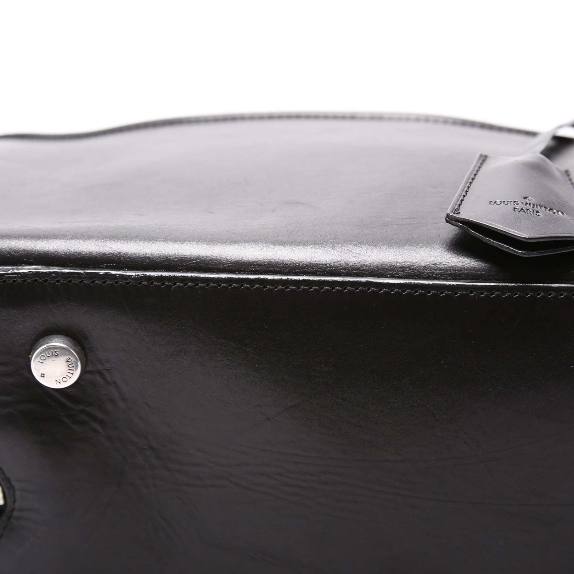 Louis Vuitton Frontier Leather Suitcase Black