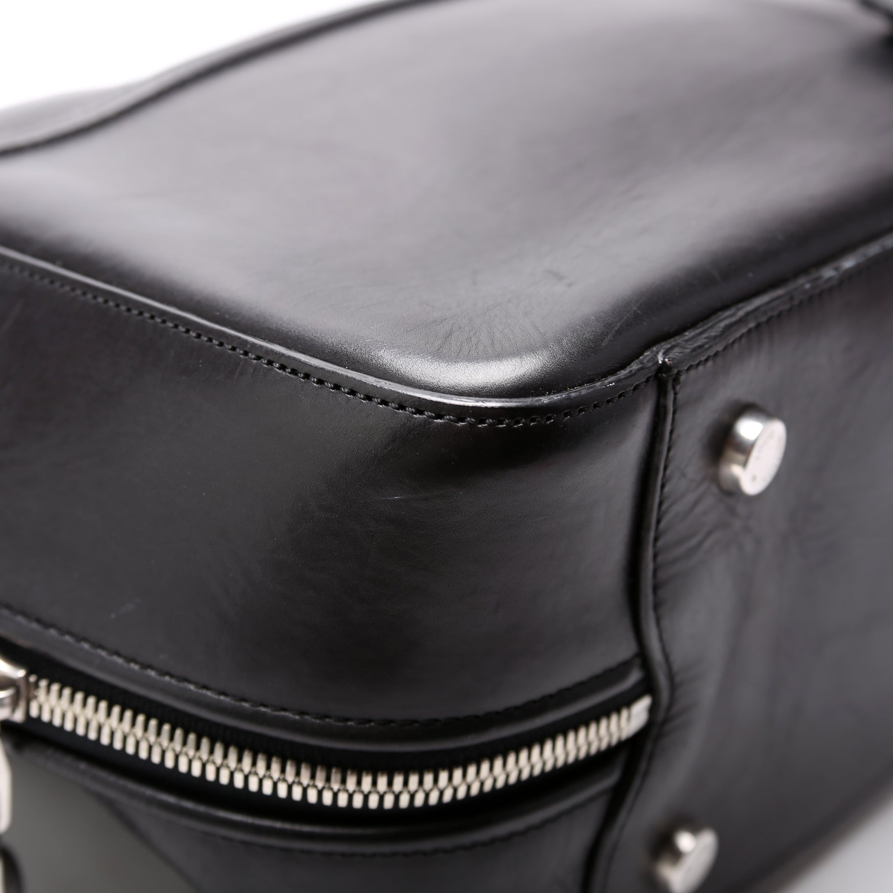 Louis Vuitton Frontier Leather Suitcase Black