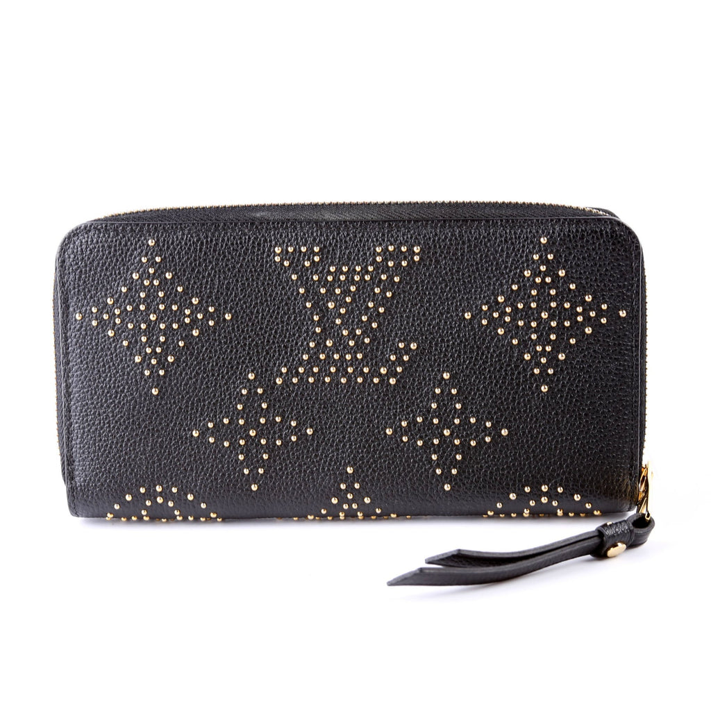 Louis Vuitton Zippy Wallet Studded Empreinte Black