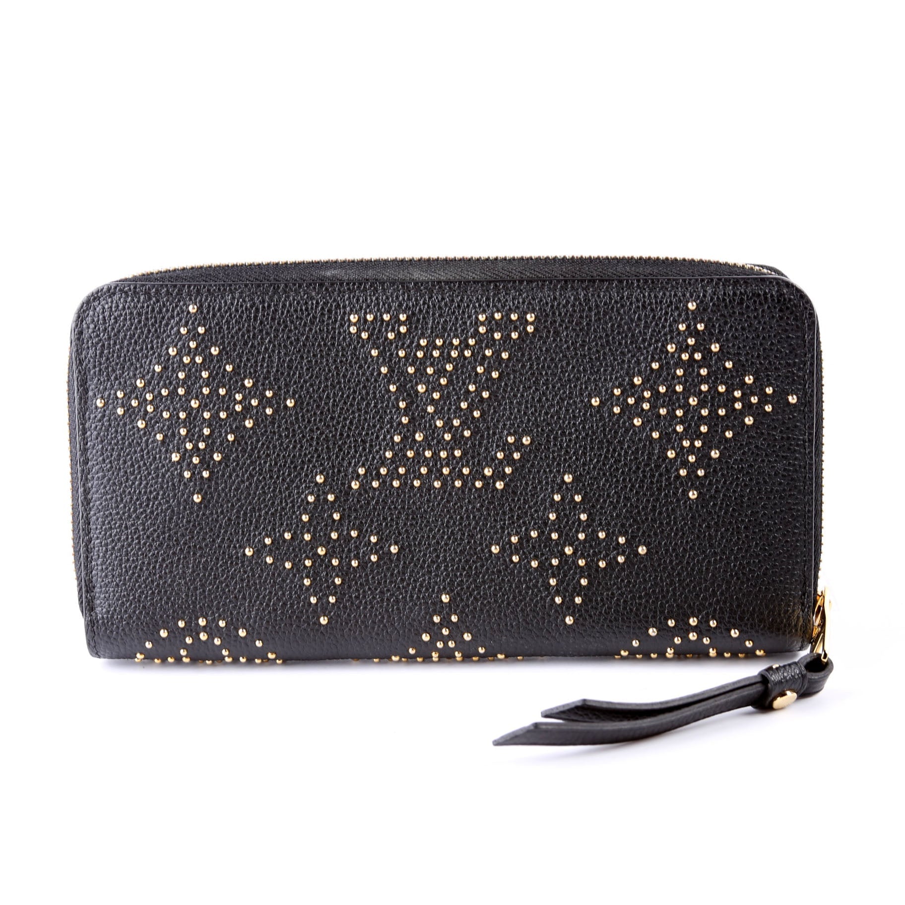 Louis Vuitton Zippy Wallet Studded Empreinte Black
