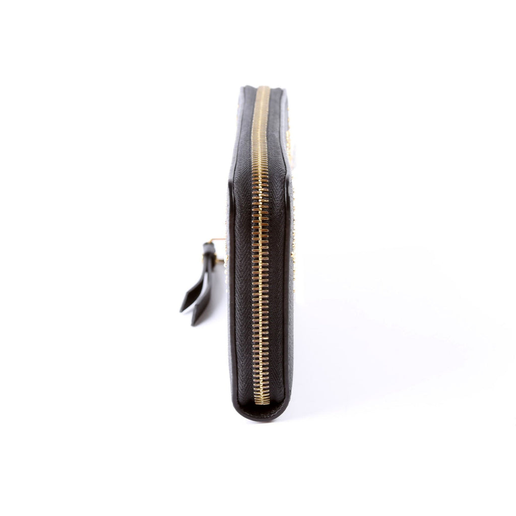 Louis Vuitton Zippy Wallet Studded Empreinte Black