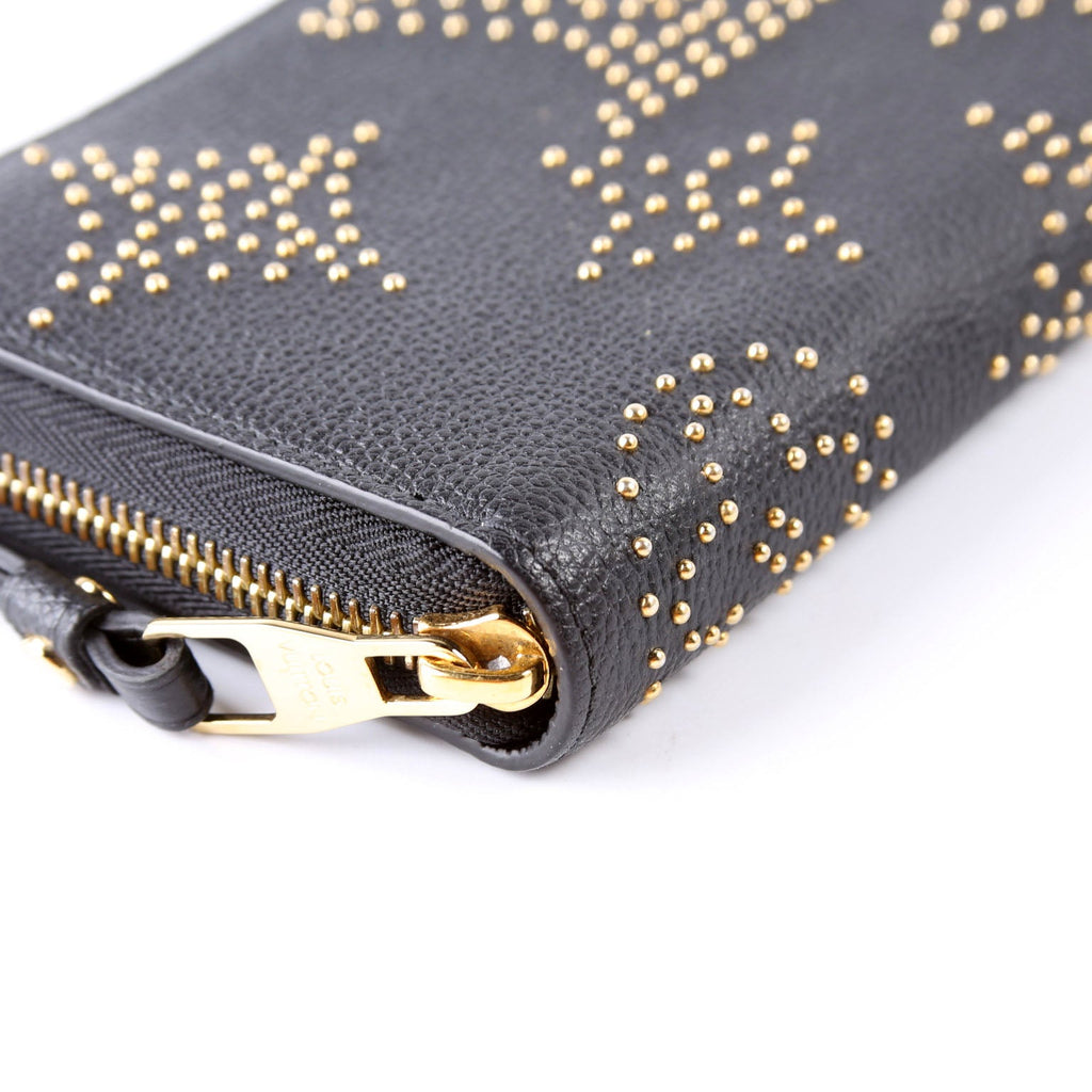 Louis Vuitton Zippy Wallet Studded Empreinte Black