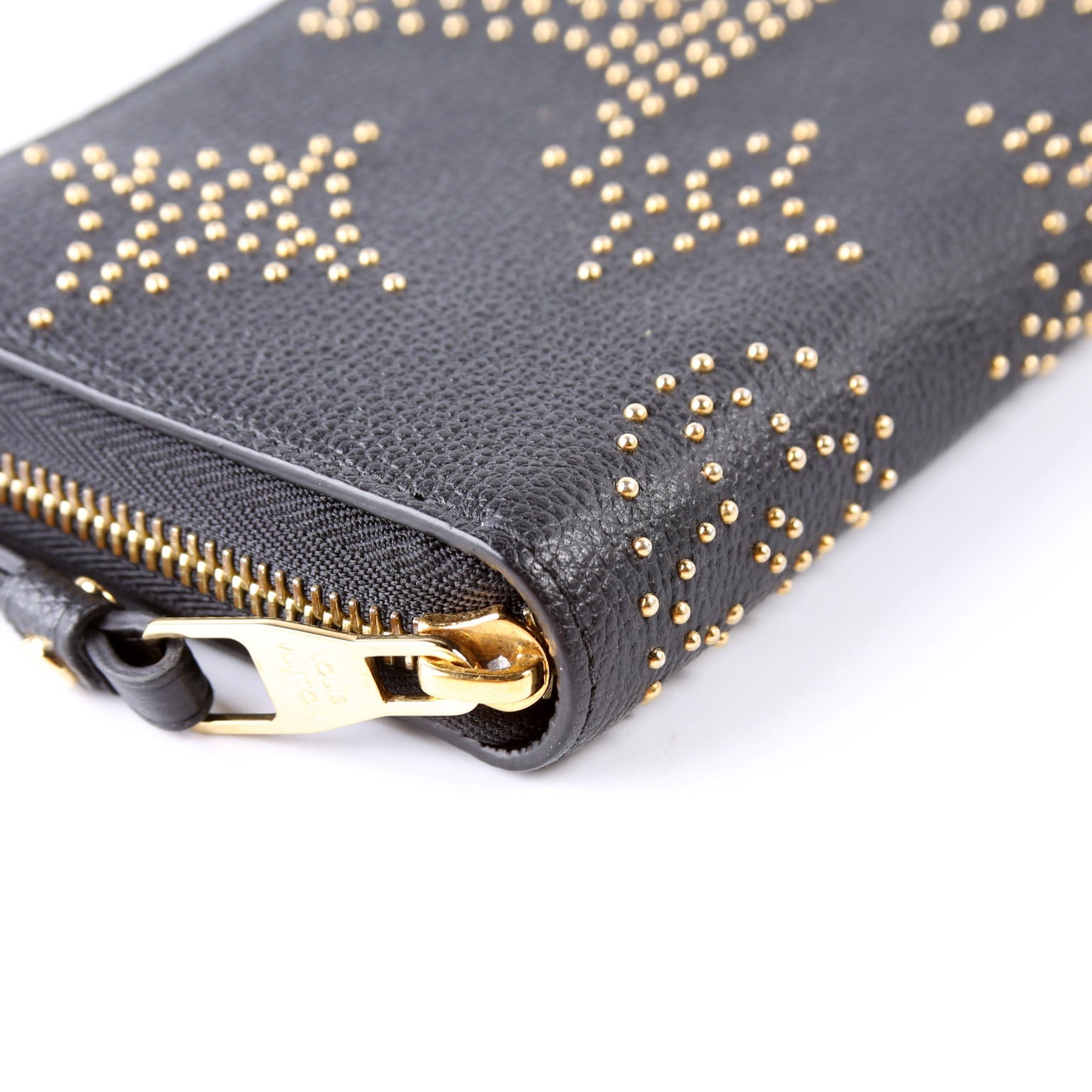 Louis Vuitton Zippy Wallet Studded Empreinte Black