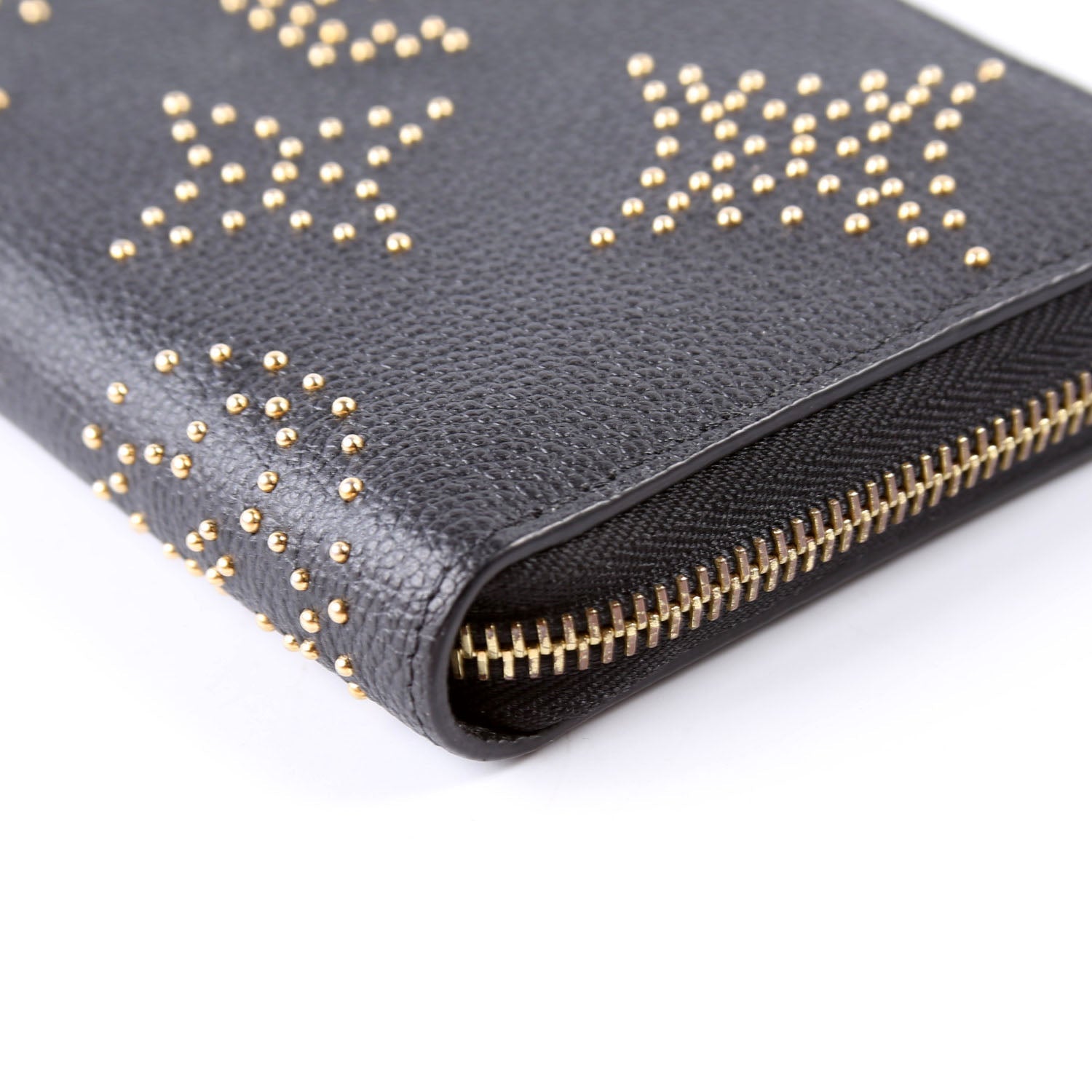 Louis Vuitton Zippy Wallet Studded Empreinte Black