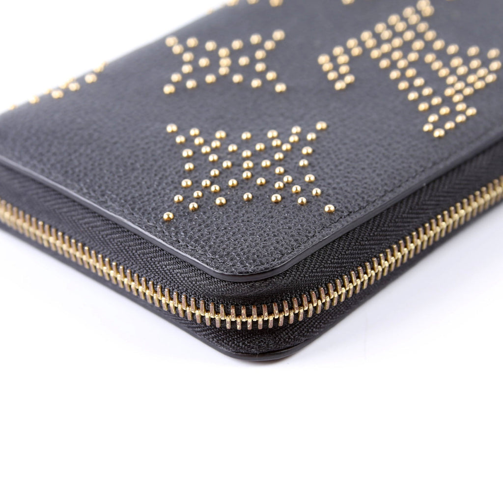 Louis Vuitton Zippy Wallet Studded Empreinte Black