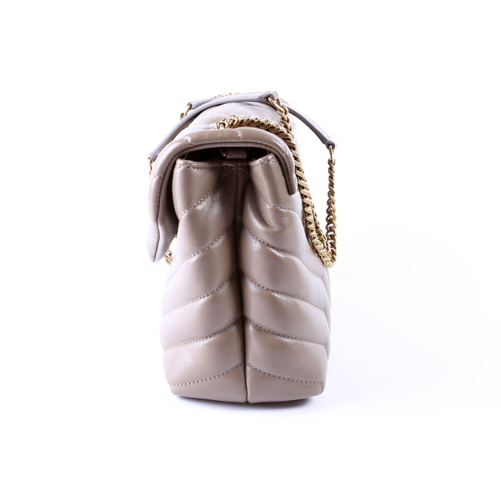 Saint Laurent Loulou Satchel Small 494699 Taupe