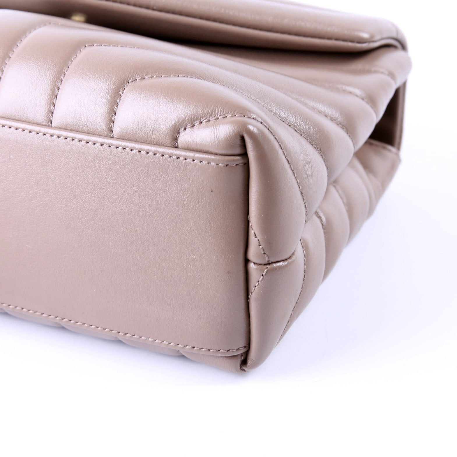 Saint Laurent Loulou Satchel Small 494699 Taupe