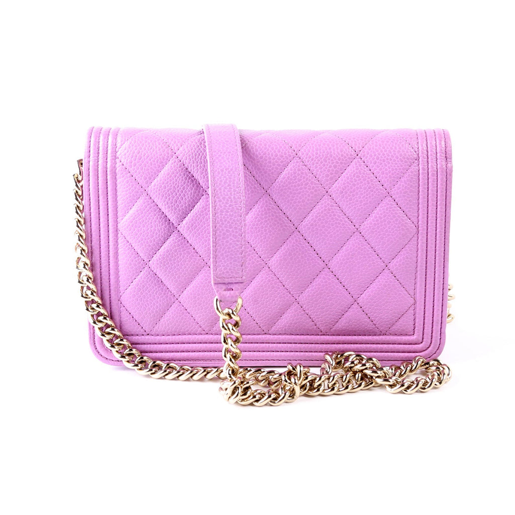 Chanel WOC Boy Caviar Purple