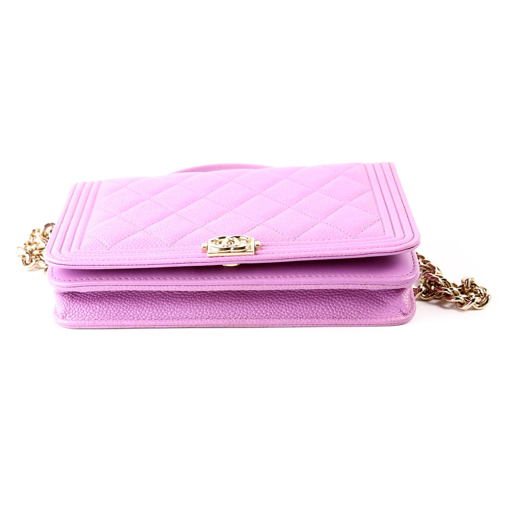 Chanel WOC Boy Caviar Purple