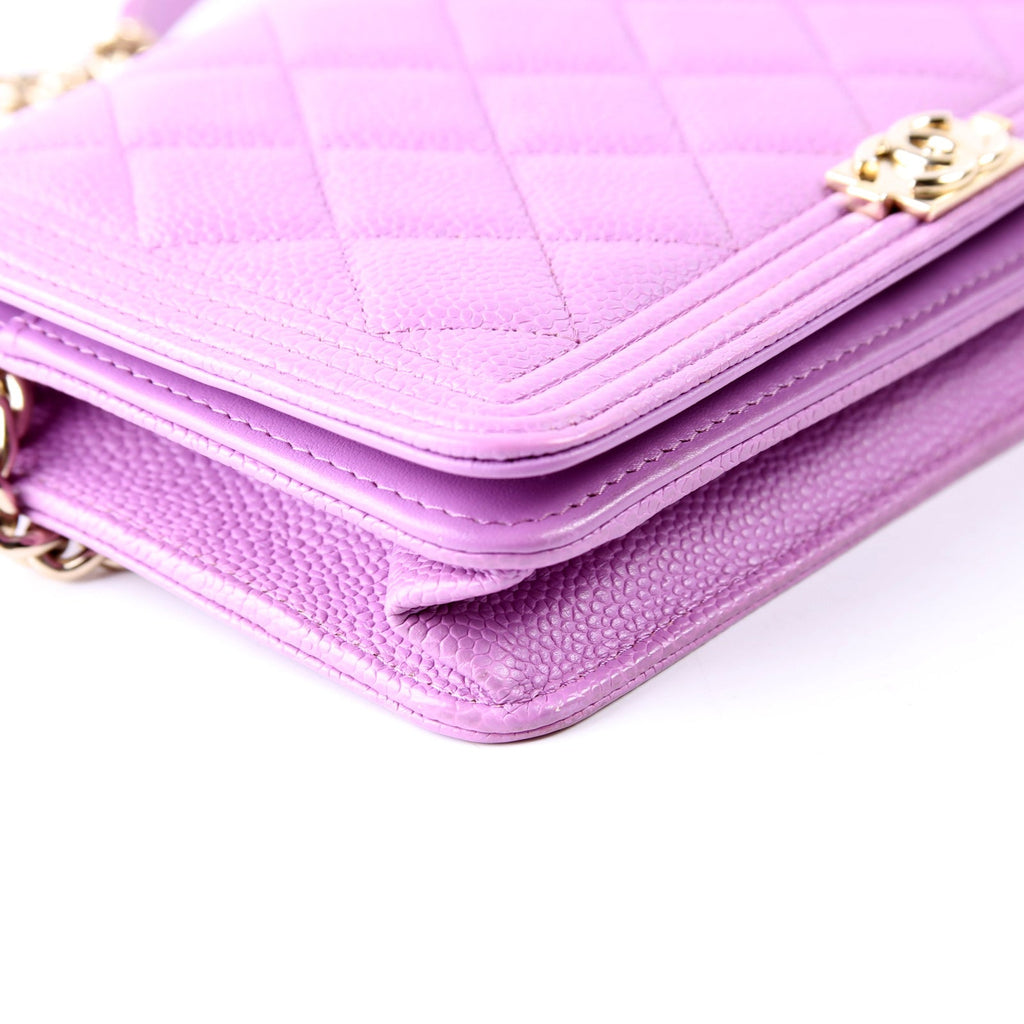 Chanel WOC Boy Caviar Purple