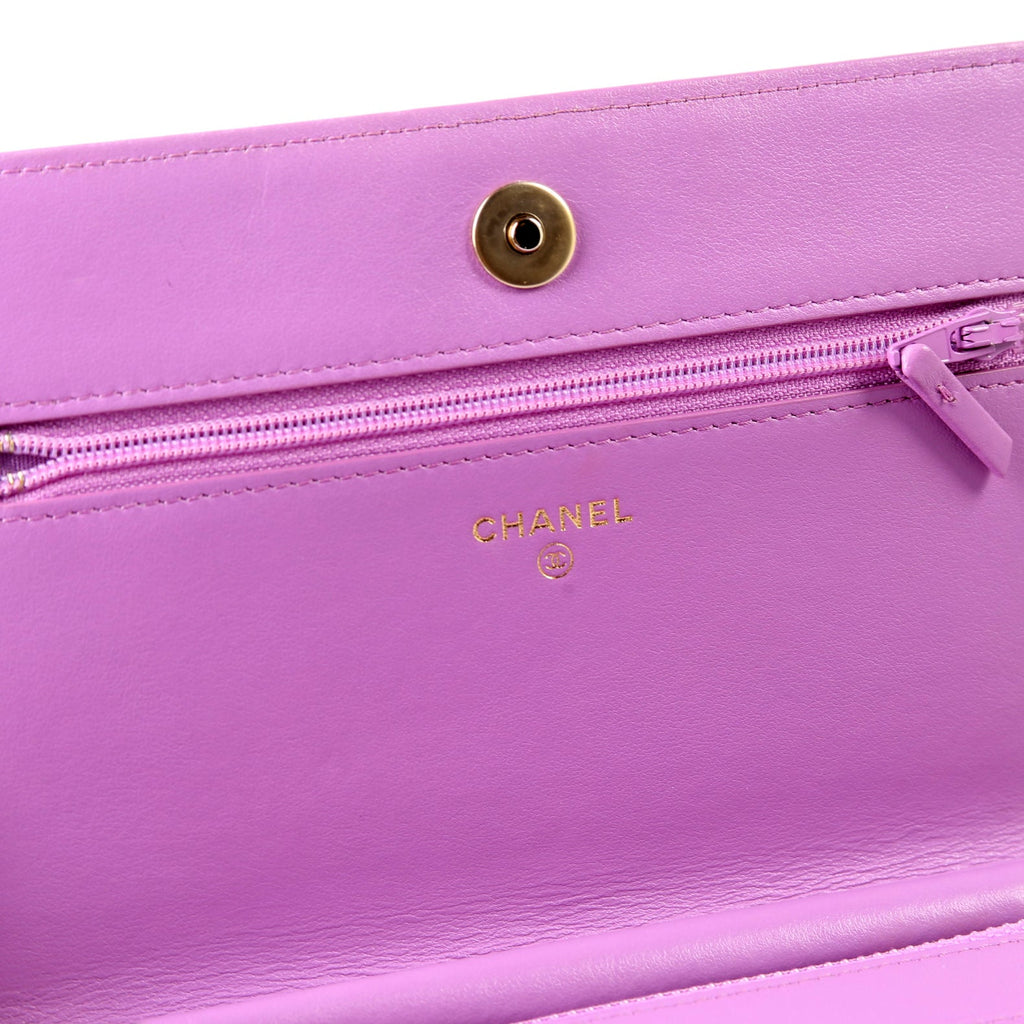 Chanel WOC Boy Caviar Purple