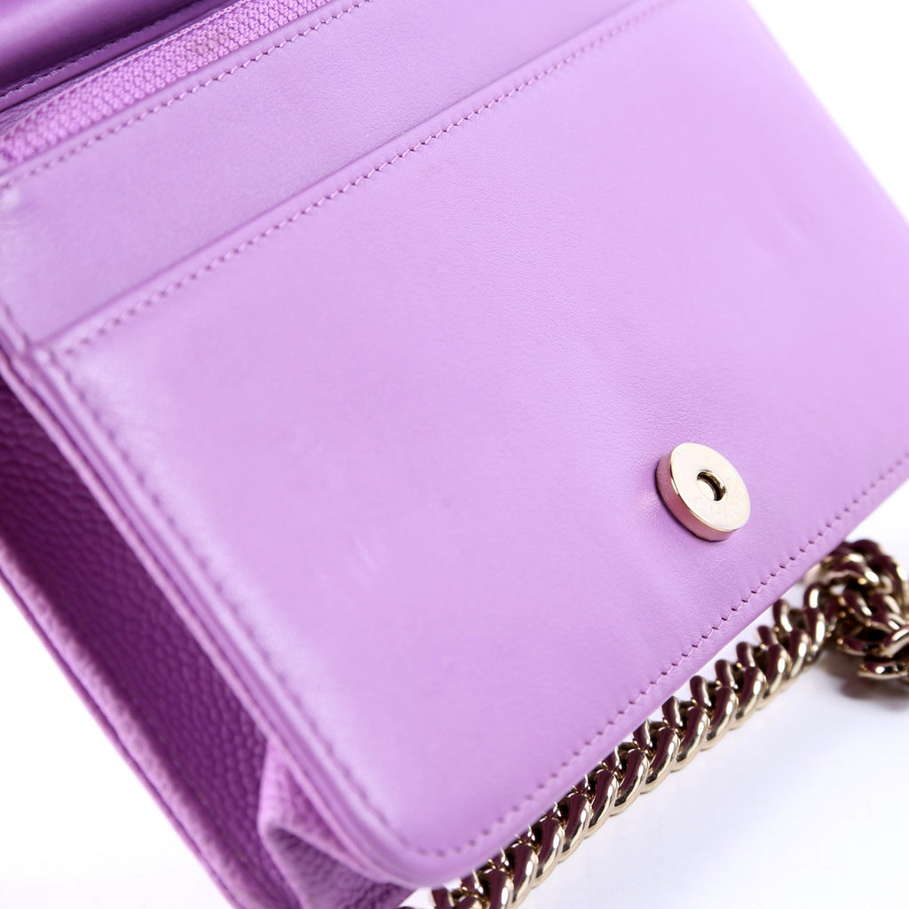 Chanel WOC Boy Caviar Purple