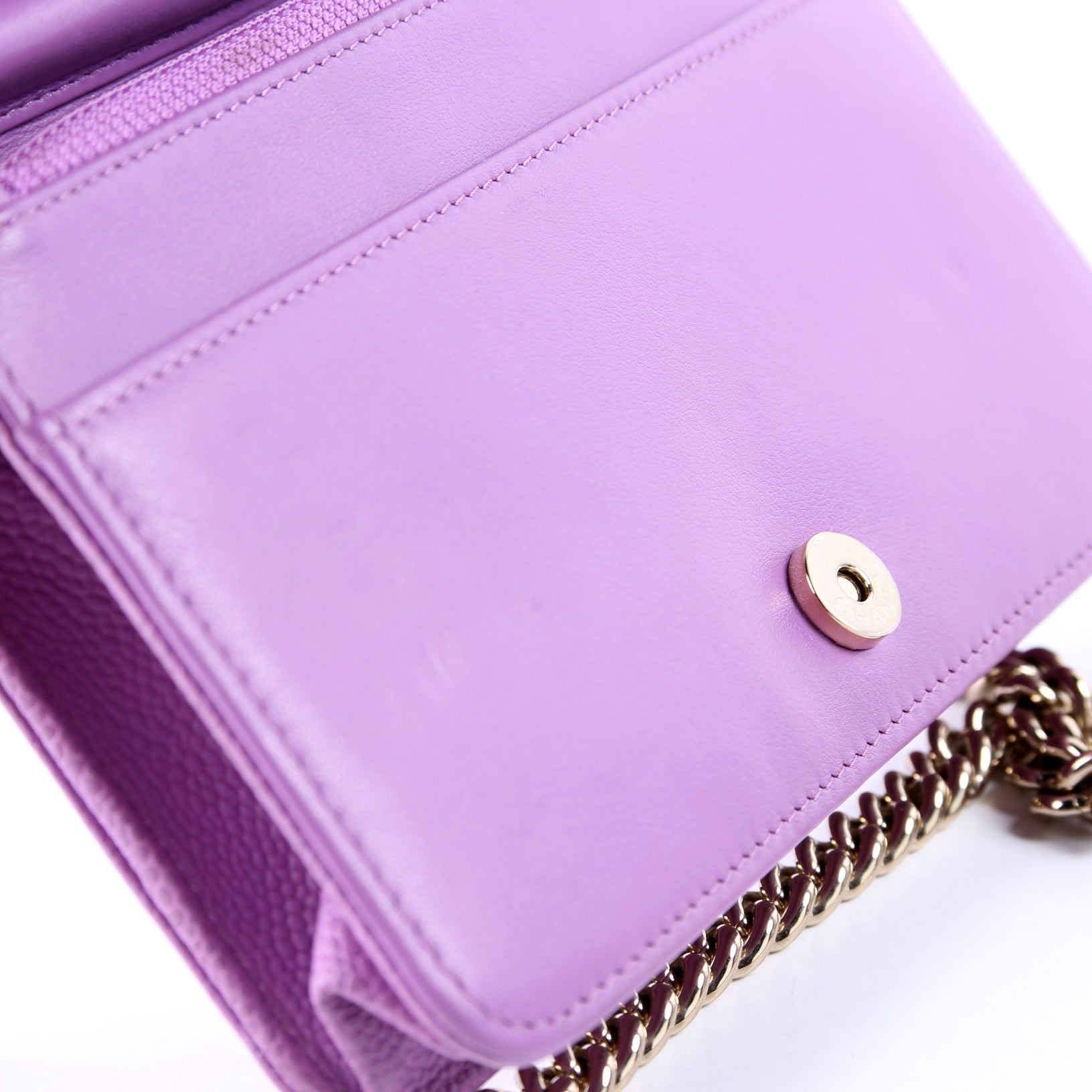 Chanel WOC Boy Caviar Purple