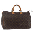 Louis Vuitton Speedy Bandouliere Bag Monogram Canvas Brown Canvas Handbag