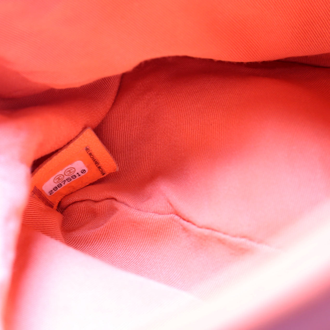 Chanel Quilted Goatskin 19 Medium Flap 29M Orange