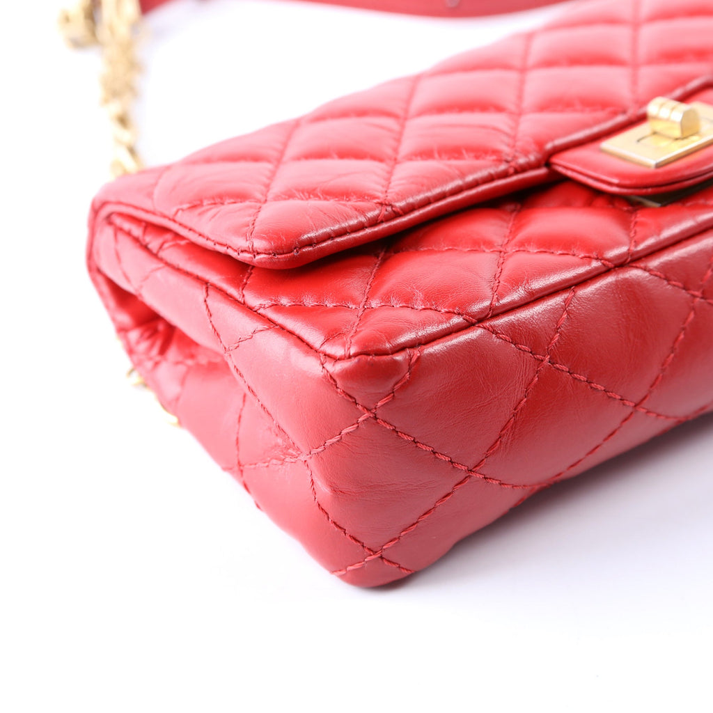 Chanel 2.55 Reissue Quilted Belt Bag 26M Red