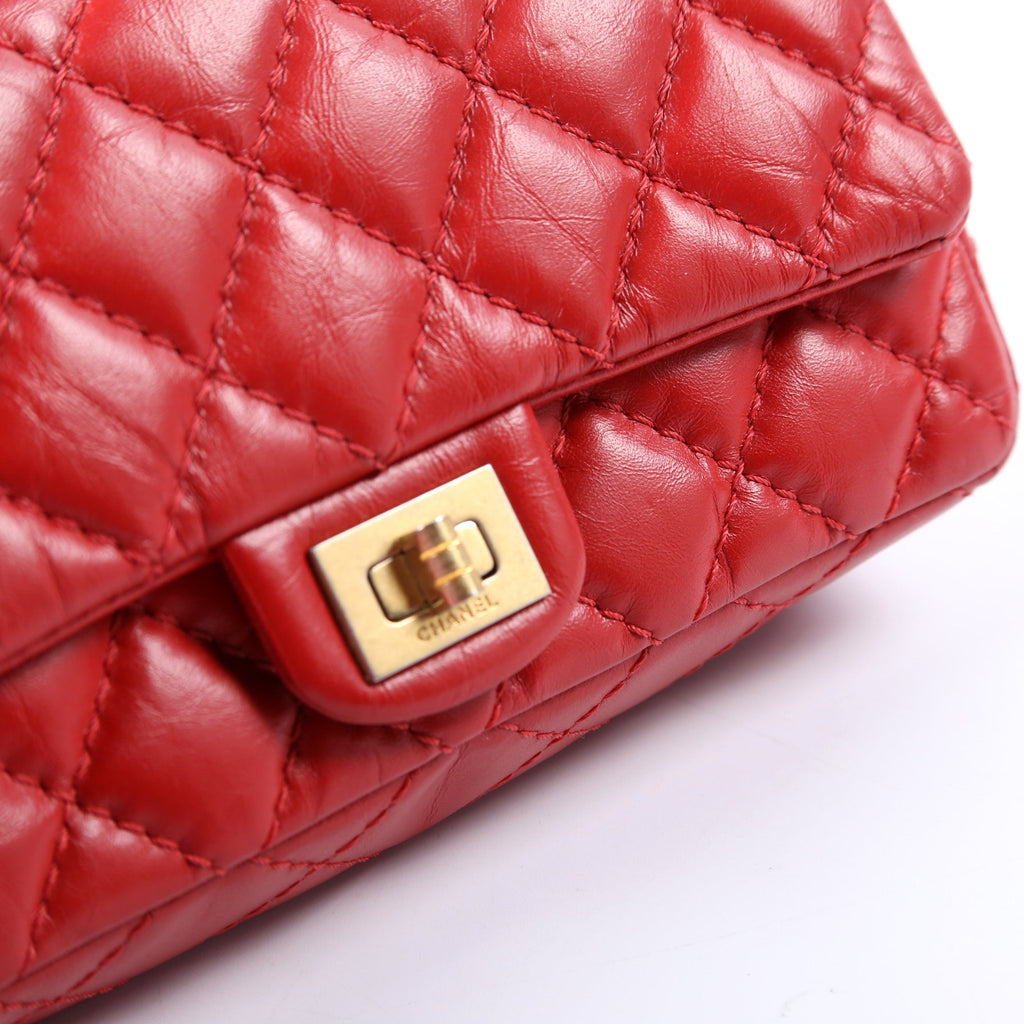 Chanel 2.55 Reissue Quilted Belt Bag 26M Red