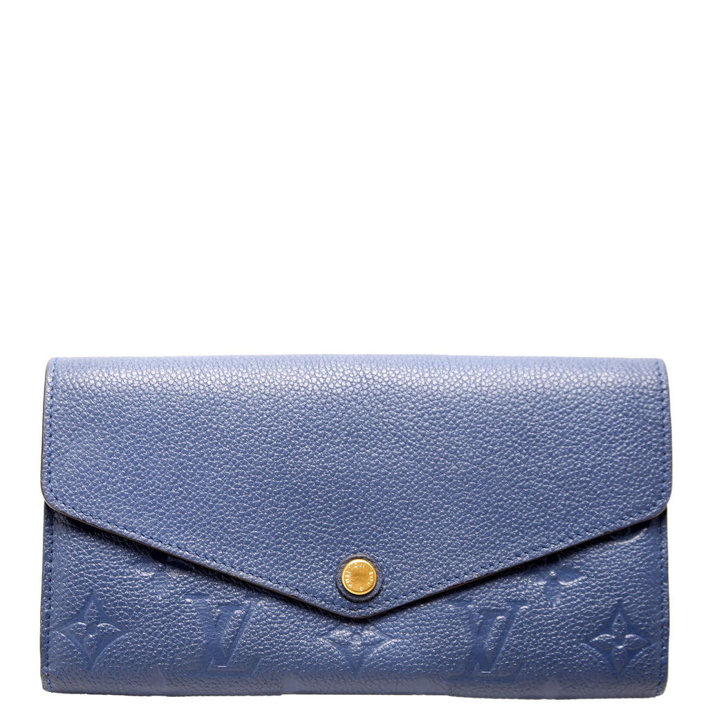 Louis Vuitton Sarah Wallet Empreinte Blue