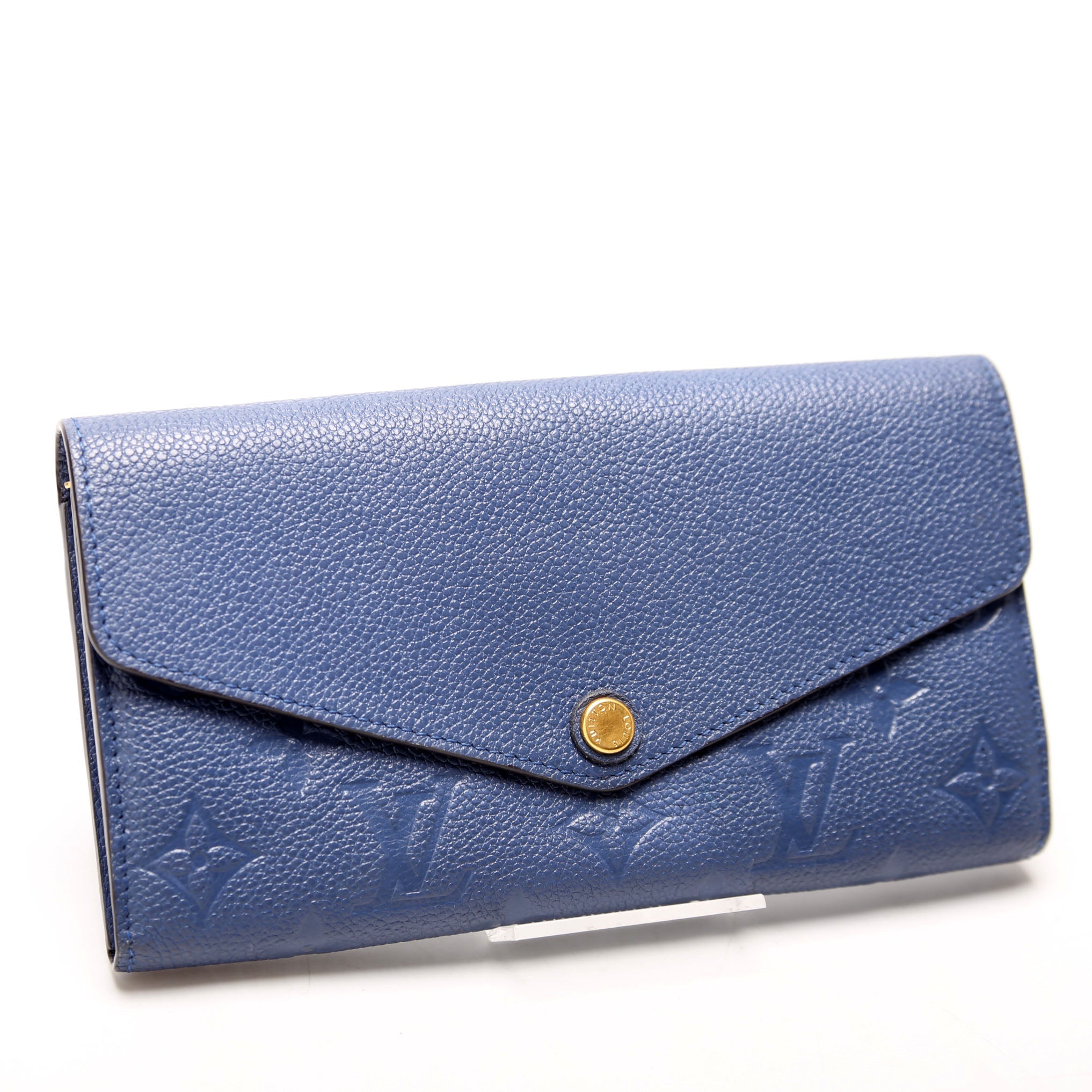 Louis Vuitton Sarah Wallet Empreinte Blue