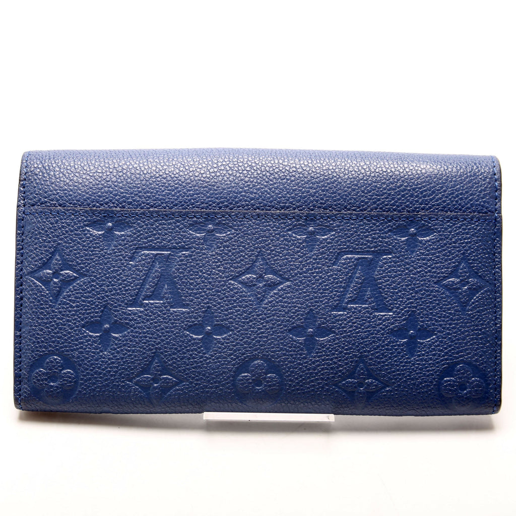 Louis Vuitton Sarah Wallet Empreinte Blue