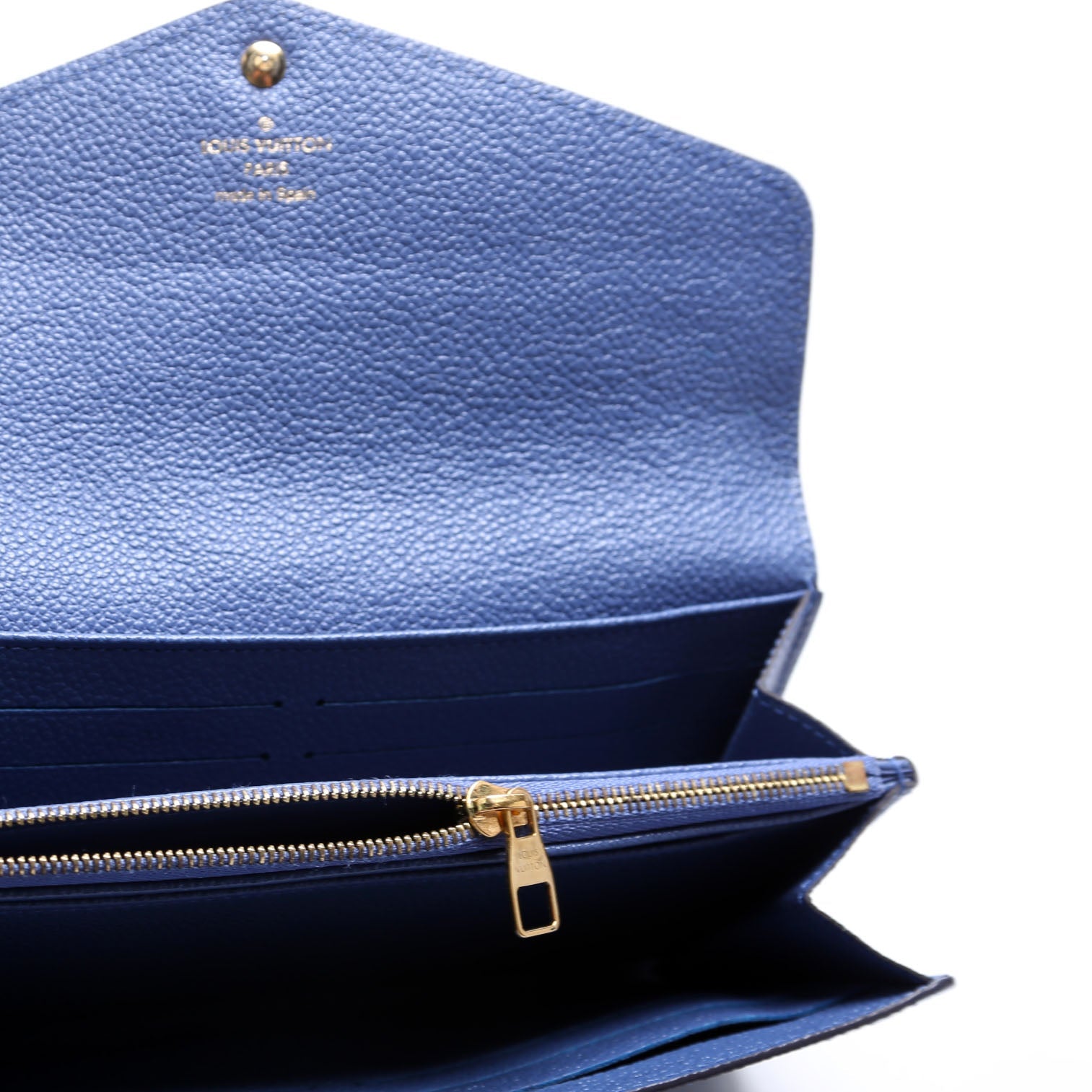 Louis Vuitton Sarah Wallet Empreinte Blue