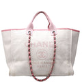 Chanel Deauville Medium Mixed Fibers 21M Pink