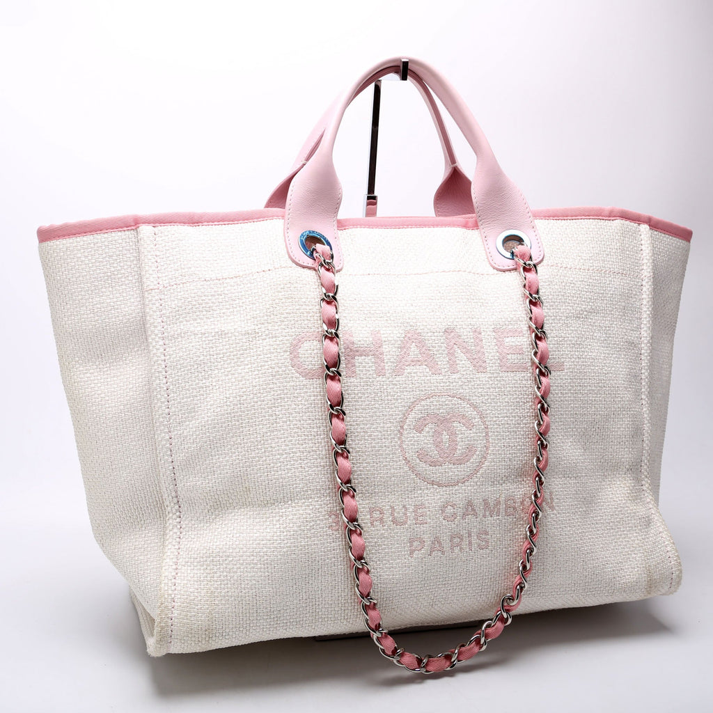 Chanel Deauville Medium Mixed Fibers 21M Pink