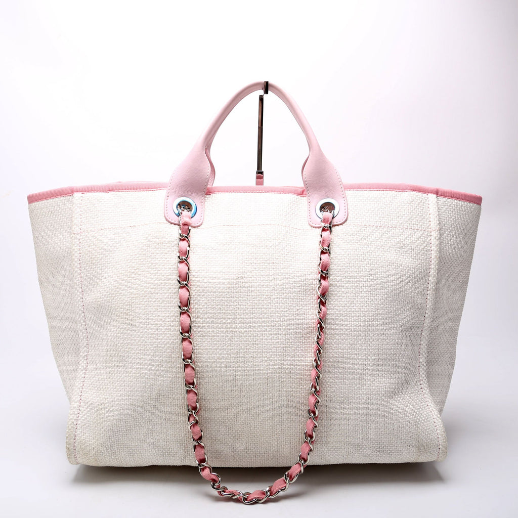 Chanel Deauville Medium Mixed Fibers 21M Pink