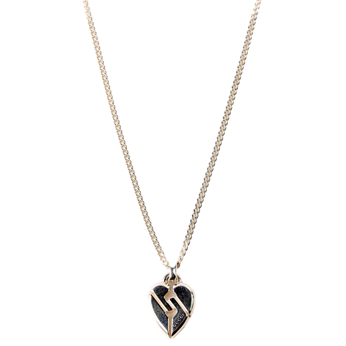 Gucci Heart Pendant Necklace 925