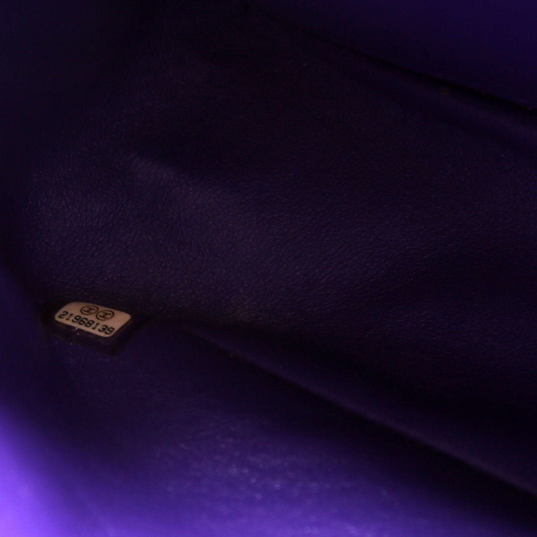 Chanel Classic Flap Jumbo Patent 21M Purple