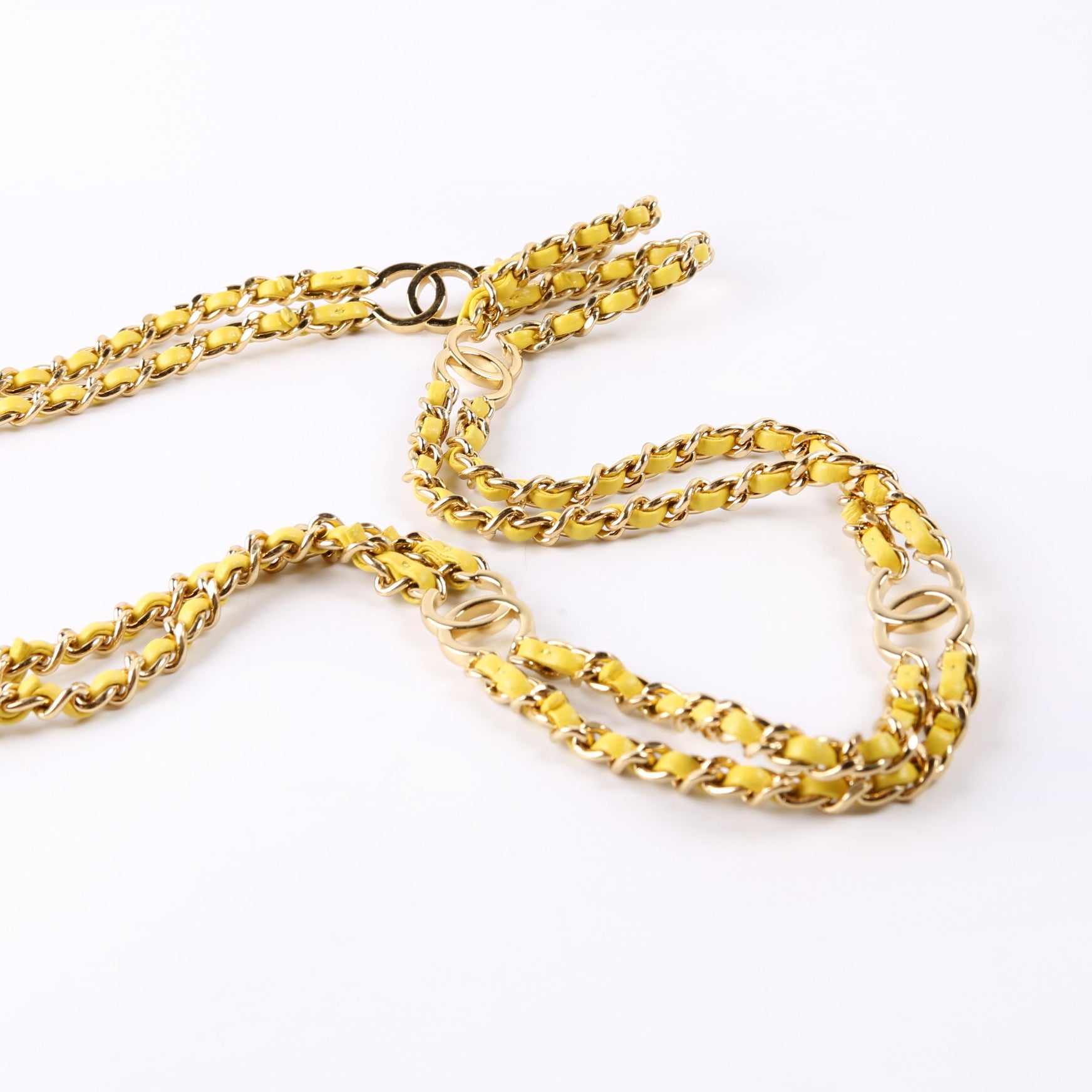 Chanel Mini CC You Flap Caviar RFID Yellow