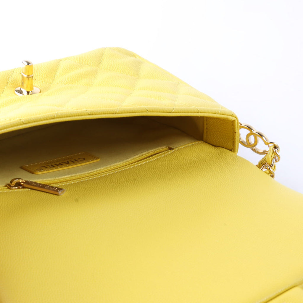 Chanel Mini CC You Flap Caviar RFID Yellow
