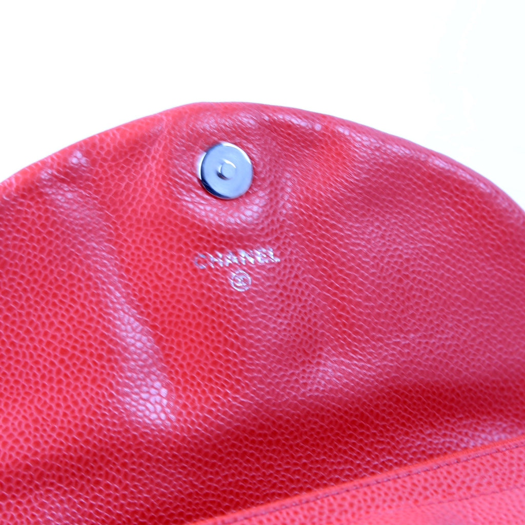Chanel WOC Half Moon Caviar Orange