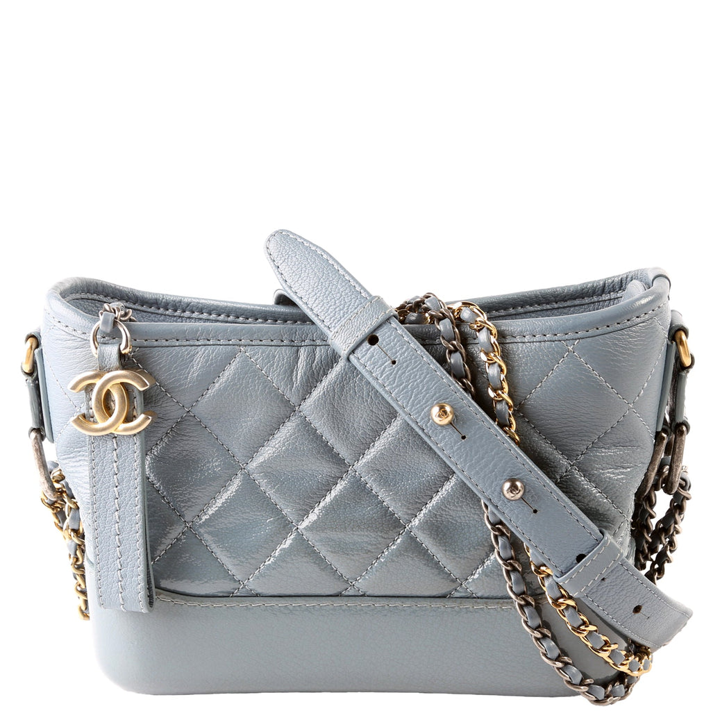 Chanel Gabrielle Hobo Small Calfskin 25M Blue