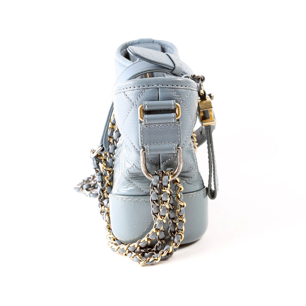 Chanel Gabrielle Hobo Small Calfskin 25M Blue