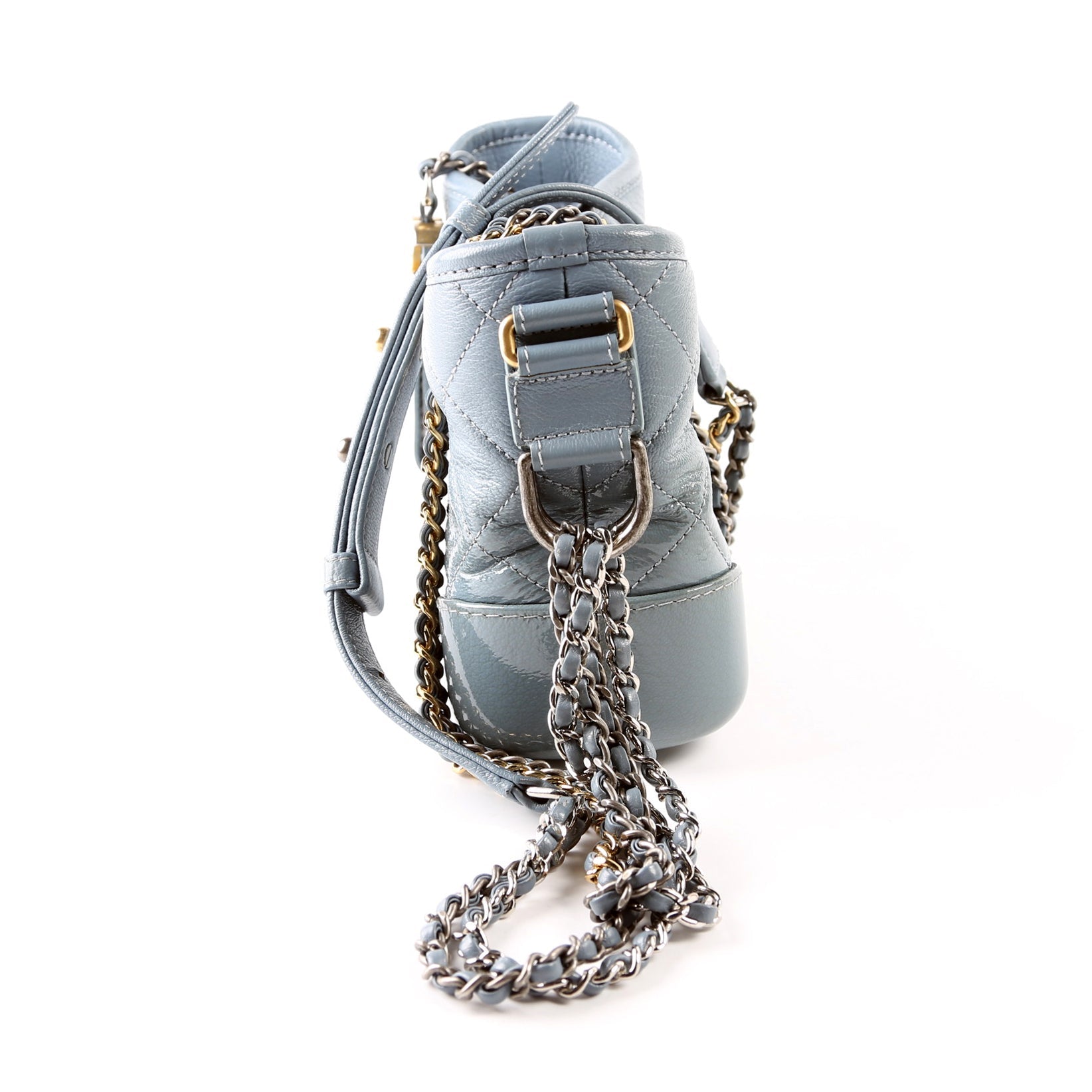 Chanel Gabrielle Hobo Small Calfskin 25M Blue