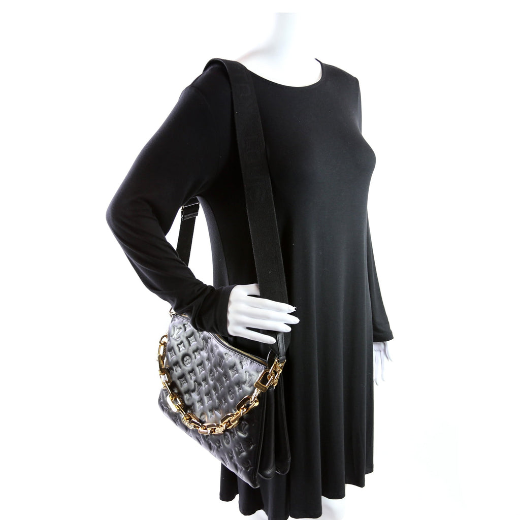 Louis Vuitton Coussin MM Lambskin Black