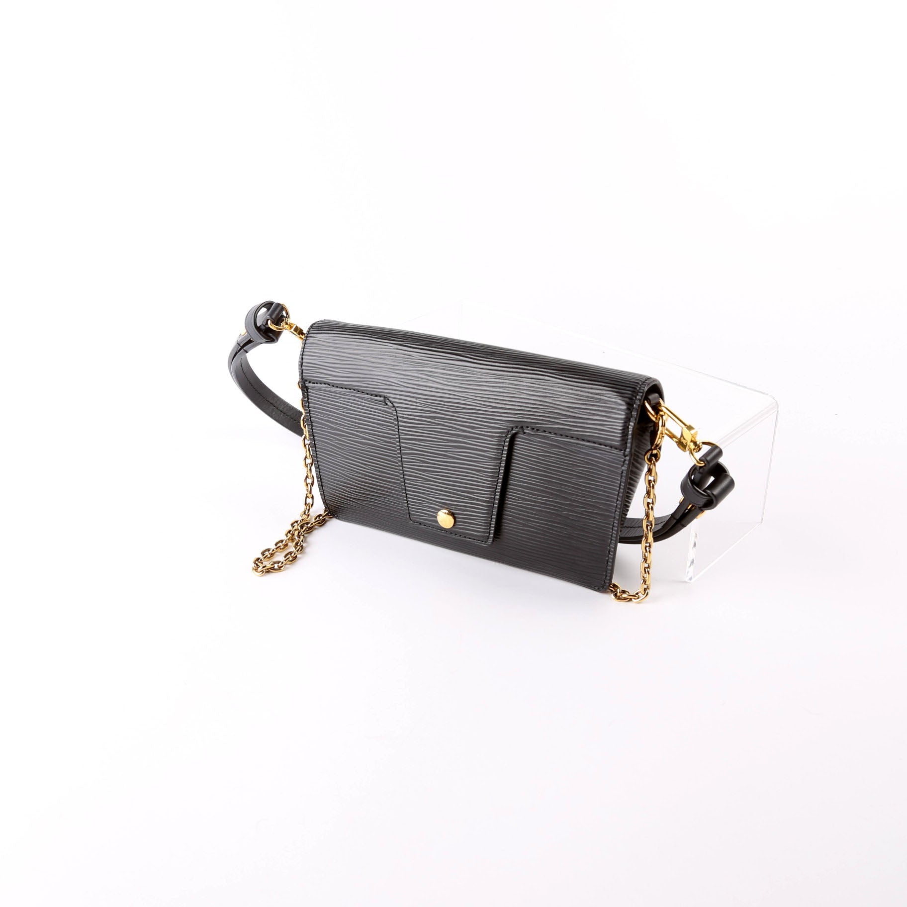 Louis Vuitton Padlock on Strap Epi Black