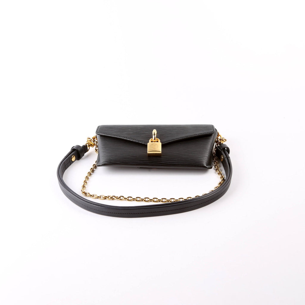 Louis Vuitton Padlock on Strap Epi Black