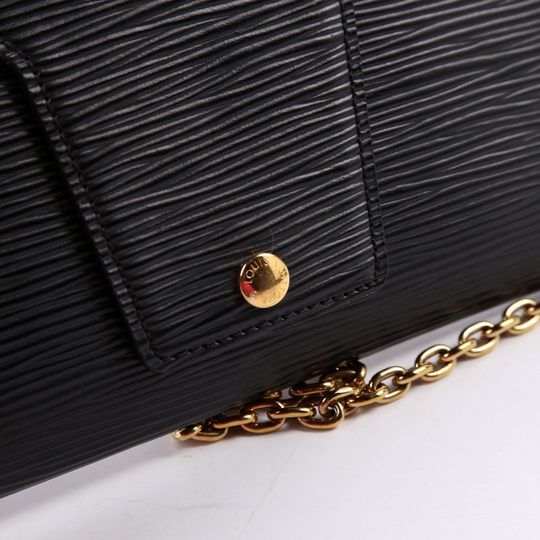 Louis Vuitton Padlock on Strap Epi Black