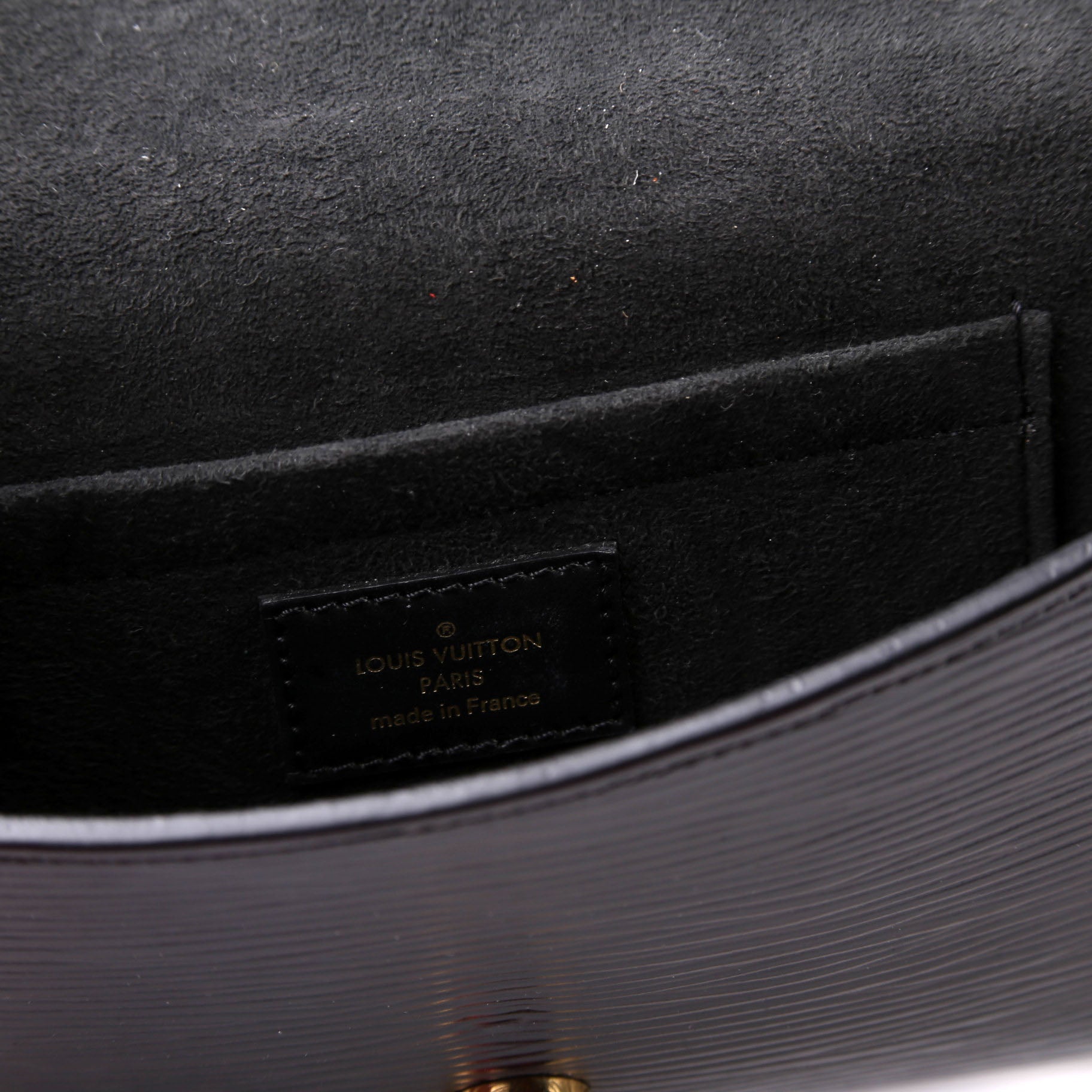 Louis Vuitton Padlock on Strap Epi Black