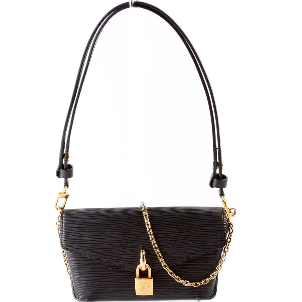 Louis Vuitton Padlock on Strap Epi Black